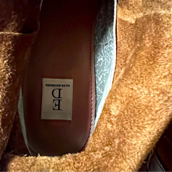 ED by Ellen DeGeneres Brown Zayden Suede Leather Boots W 8.5 US / 38.5 EU - Picture 10 of 14